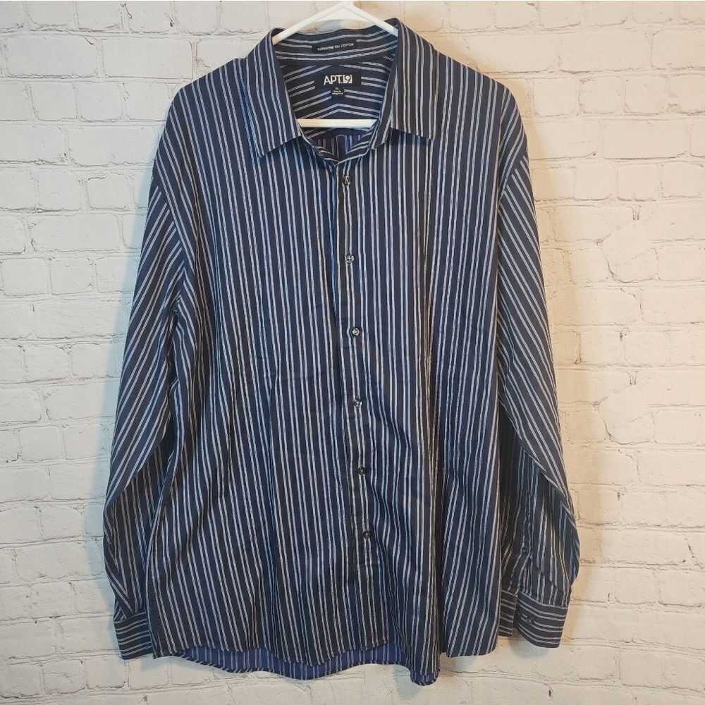 Men's Apt. 9 "Superfine 80s Cotton" longsleeve button-down shirt, size XL